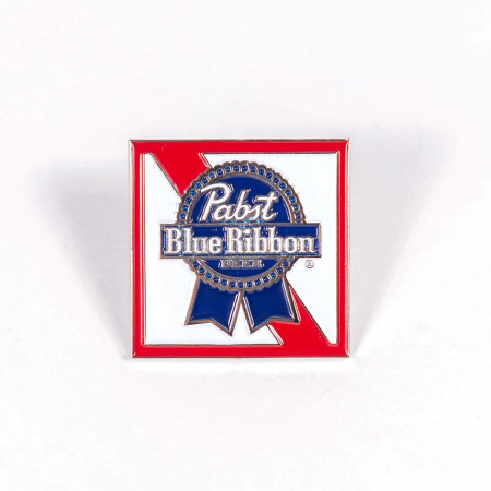 Pabst Blue Ribbon Logo Enamel Pin