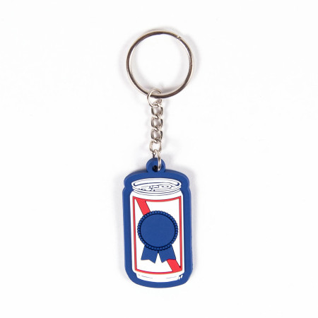 Pabst Blue Ribbon Beer Can Keychain