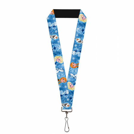 Disney Frozen Character Poses Lanyard