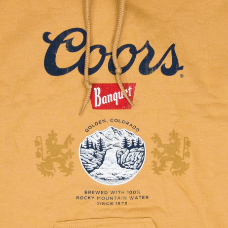 Coors Golden Banquet Beer Logo Hoodie