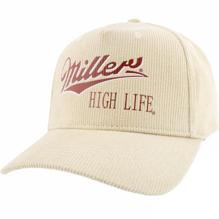 Miller High Life Beer Printed Corduroy Hat
