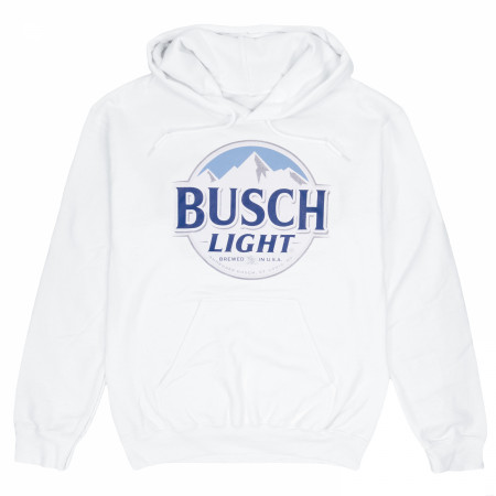 Busch Light Beer Logo White Colorway Hoodie