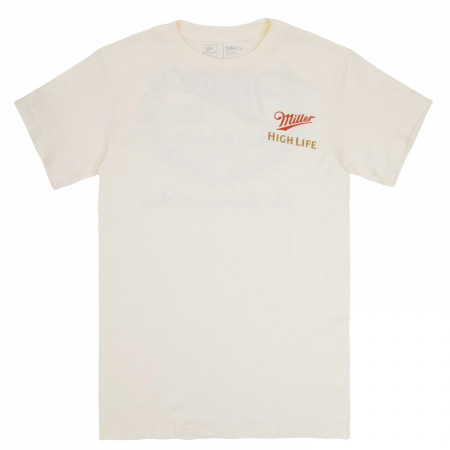 Miller High Life Champagne of Beers Front and Back Print T-Shirt