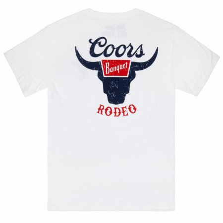 Coors Rodeo Front and Back Print T-Shirt