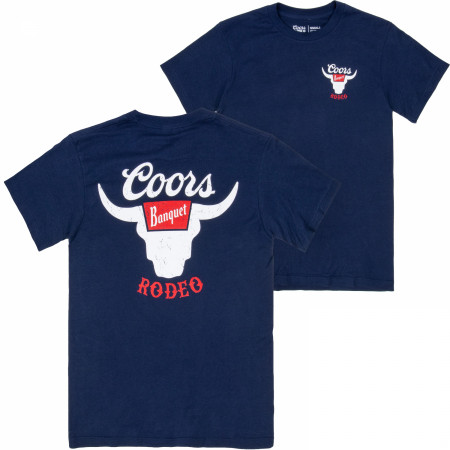 Coors Banquet Rodeo Navy Blue Colorway T-Shirt