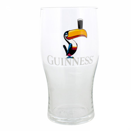 Guinness Gilroy Toucan 20oz Pint Glass 2-Pack