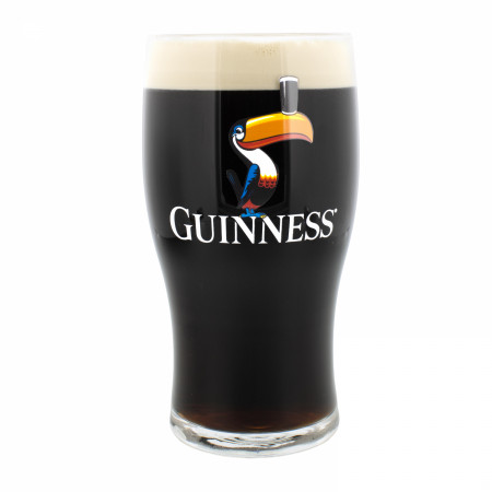 Guinness Gilroy Toucan 20oz Pint Glass 2-Pack