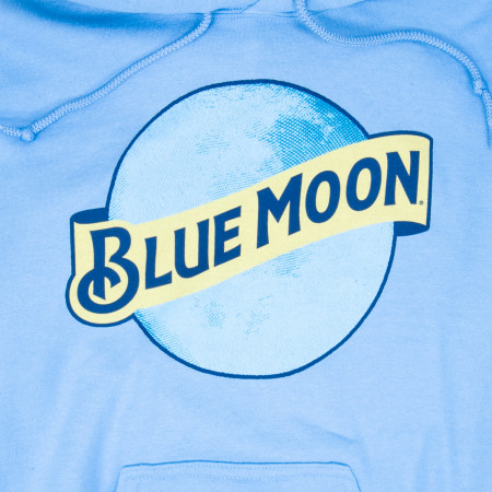 Blue Moon Classic Logo Baby Blue Hoodie