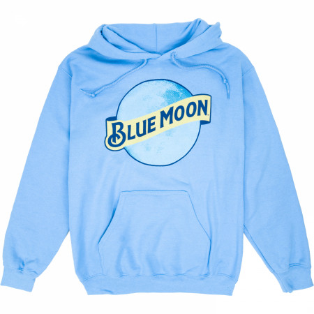 Blue Moon Classic Logo Baby Blue Hoodie