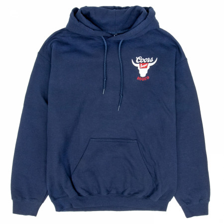 Coors Banquet Rodeo Bull Horns Logo Hoodie