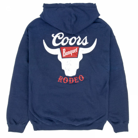 Coors Banquet Rodeo Bull Horns Logo Hoodie