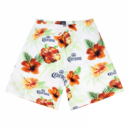 Corona Extra Floral Beach Board Shorts