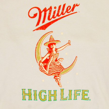Miller High Life Girl In The Moon Crewneck Sweatshirt