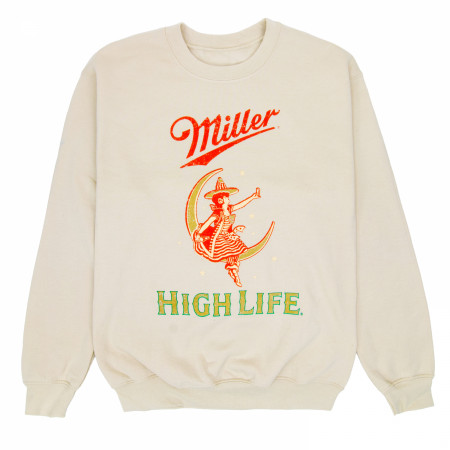 Miller High Life Girl In The Moon Crewneck Sweatshirt