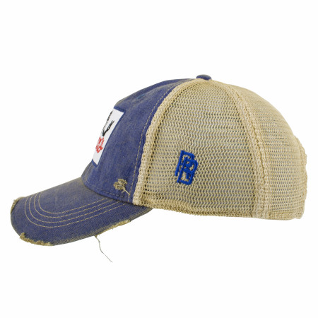 Hamm's Beer Bear Vintage Mesh Trucker Snapback Hat