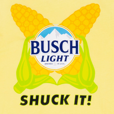 Busch Light Shuck It! Corn Yellow T-Shirt