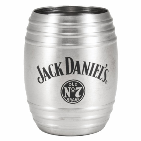Jack Daniel's 3 oz Metal Barrel Shot Glass