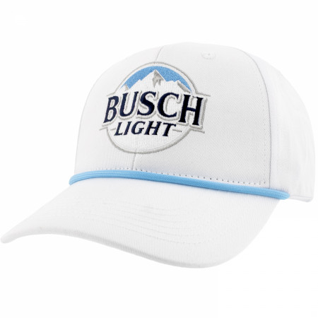 Busch Light White Snapback Hat