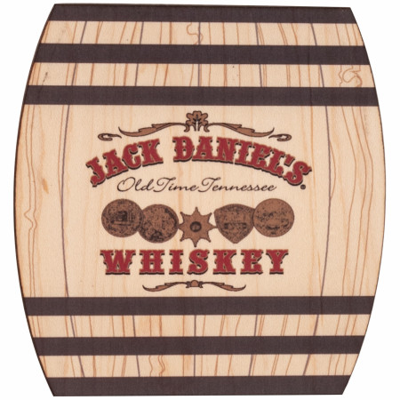 Jack Daniel’s Assorted Retro Logos 4-Piece Wooden Coaster Set