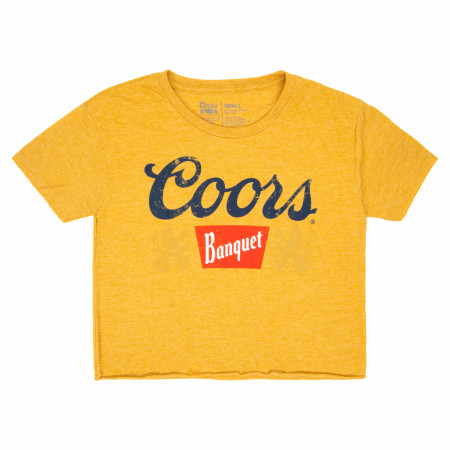 Coors Banquet Golden Women's Crop Top T-Shirt