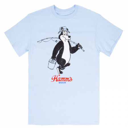 Hamm's Beer Bear Gone Fishin' T-Shirt