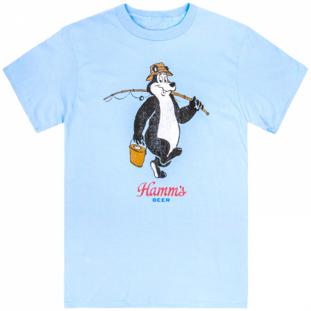 Hamm's Beer Bear Gone Fishin' T-Shirt