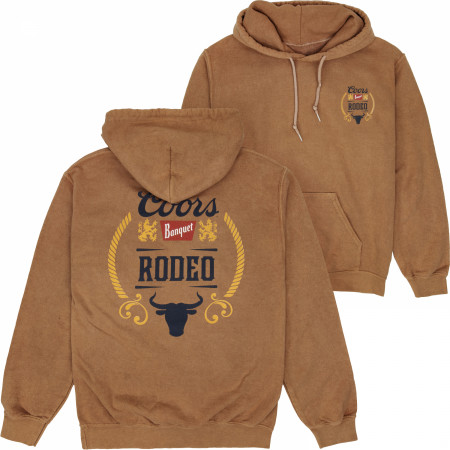 Coors Banquet Rodeo Front and Back Print Pullover Hoodie
