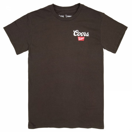 Coors Banquet Rocky Road Front and Back Print T-Shirt