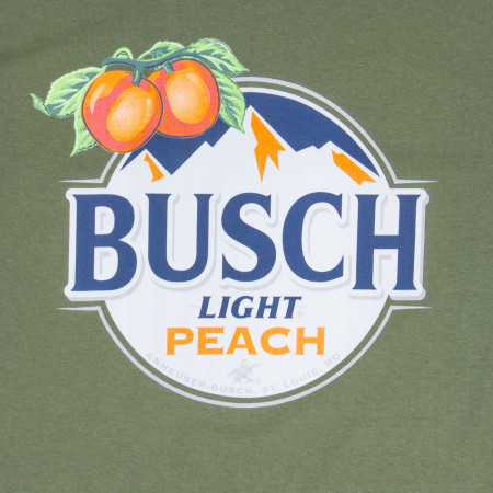 Busch Light Peach Logo Green Colorway T-Shirt