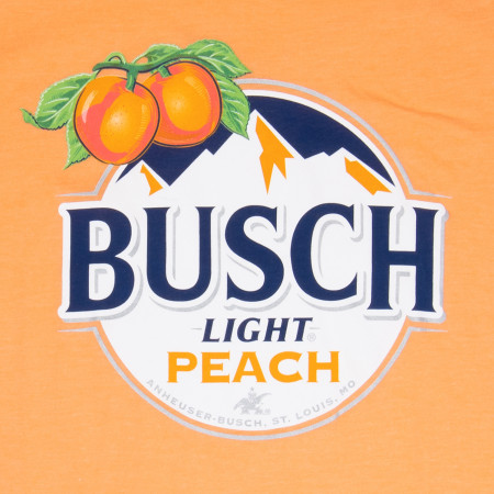 Busch Light Peach Logo Orange Colorway T-Shirt