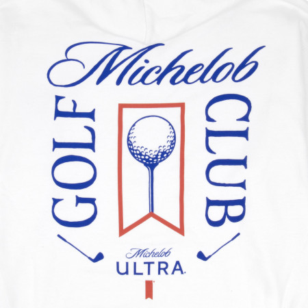 Michelob Golf Club Beige Front and Back Sweatshirt Hoodie