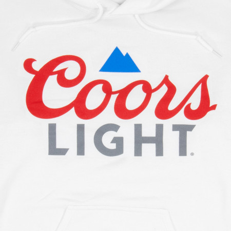 Coors Light Logo White Sweatshirt Hoodie