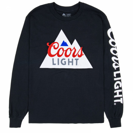 Coors Light Logo Black Long Sleeve Shirt