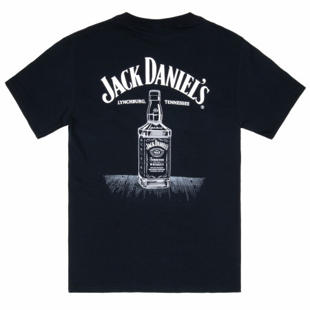 Jack Daniel's Line Art Bottle T-Shirt