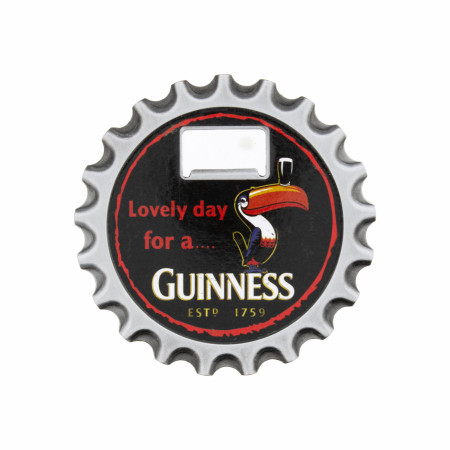 Guinness Toucan 3-in-1 Bottle Opener Magnet & Coaster
