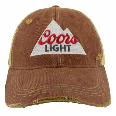 Coors Light Logo Red Colorway Trucker Hat