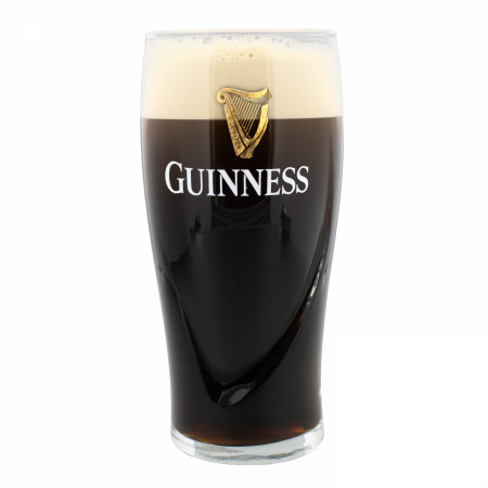 Guinness Beer 10 oz Half-Pint Glass 2-Pack