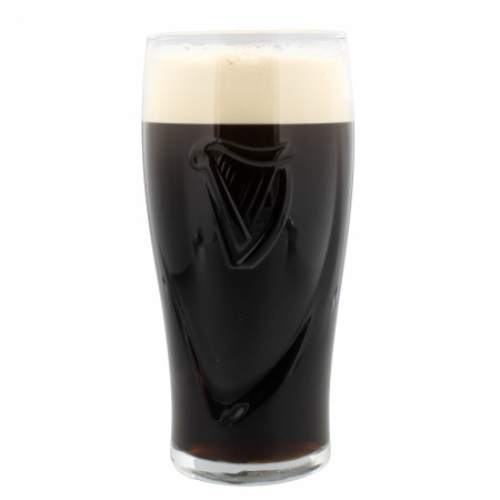 Guinness Beer 10 oz Half-Pint Glass 2-Pack