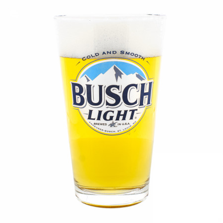 Busch Light Logo 16.9oz Pint Glass