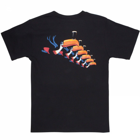 Guinness Toucan Flock Flight Front and Back Print T-Shirt