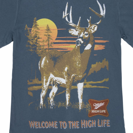 Miller High Life Wildlife Sunset T-Shirt by Junk Food