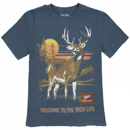 Miller High Life Wildlife Sunset T-Shirt by Junk Food