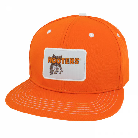 Hooters Logo Patch Flat Bill Adjustable Hat