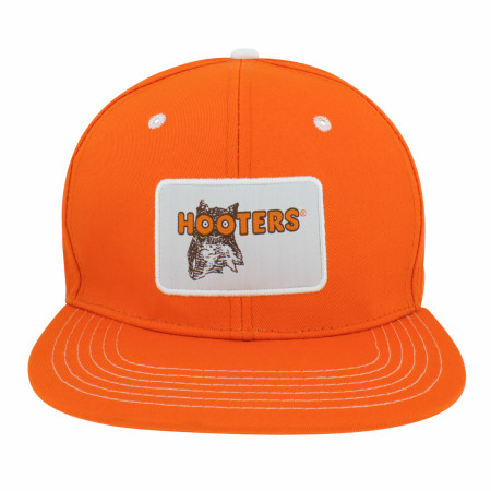 Hooters Logo Patch Flat Bill Adjustable Hat