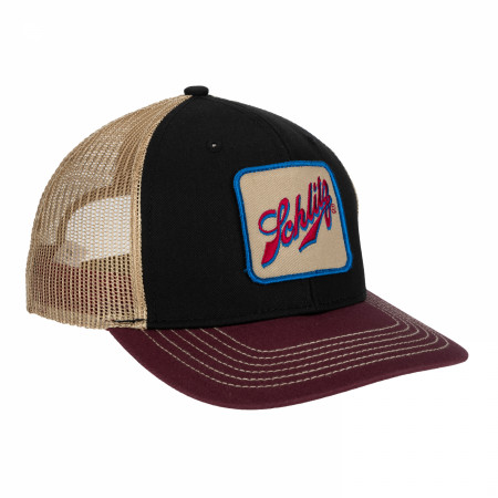 Schlitz Patch Retro Tri-Tone Cotton Twill Hat