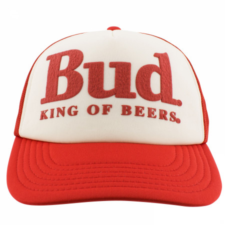 Budweiser Bud King of Beers Logo Trucker Hat