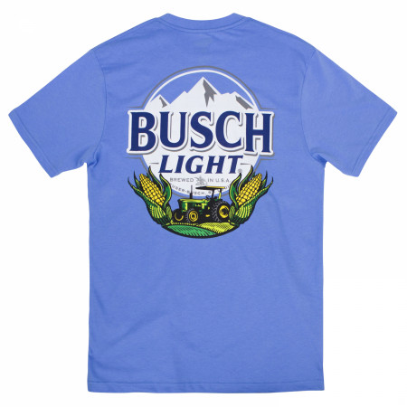 Busch Light Harvest Front and Back Print T-Shirt