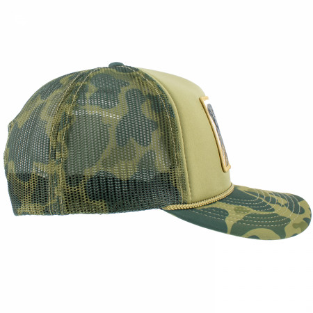 Miller High Life Black Lab Hunting Camo Trucker Hat