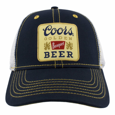 Coors Banquet Beer Logo Patch w/Mesh Back Adjustable Hat