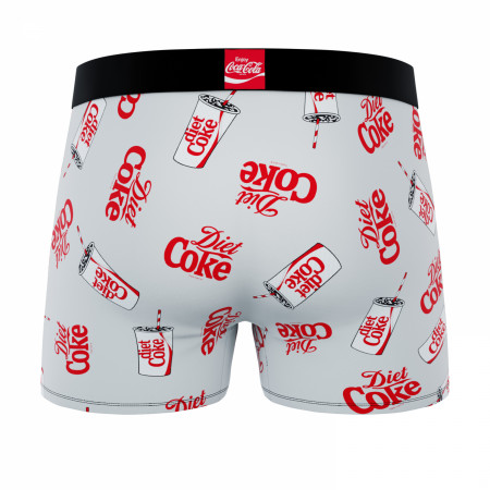 Crazy Boxers Coca-Cola Diet Coke Men's Boxer Briefs and Socks Cup Set